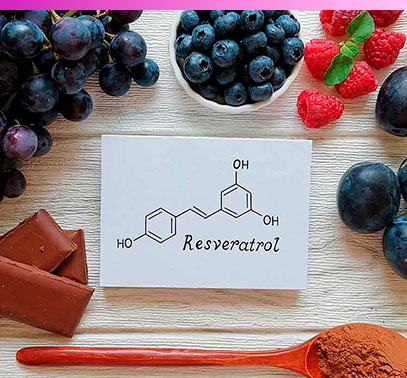 Resveratrol potente antioxidante de la uva de mesa