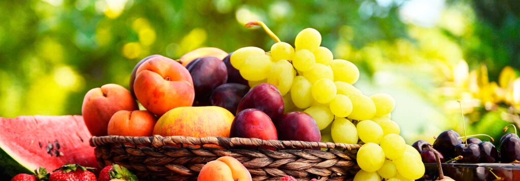 Las frutas tienes pocas calorias