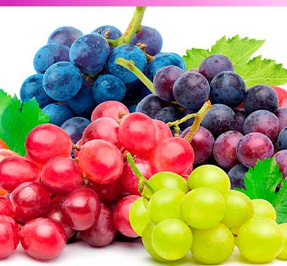 Uvas de mesa blancas, rojas, negras y moradas Raimsa Grapes